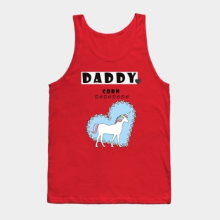 daddy corn funny dad Tank Top